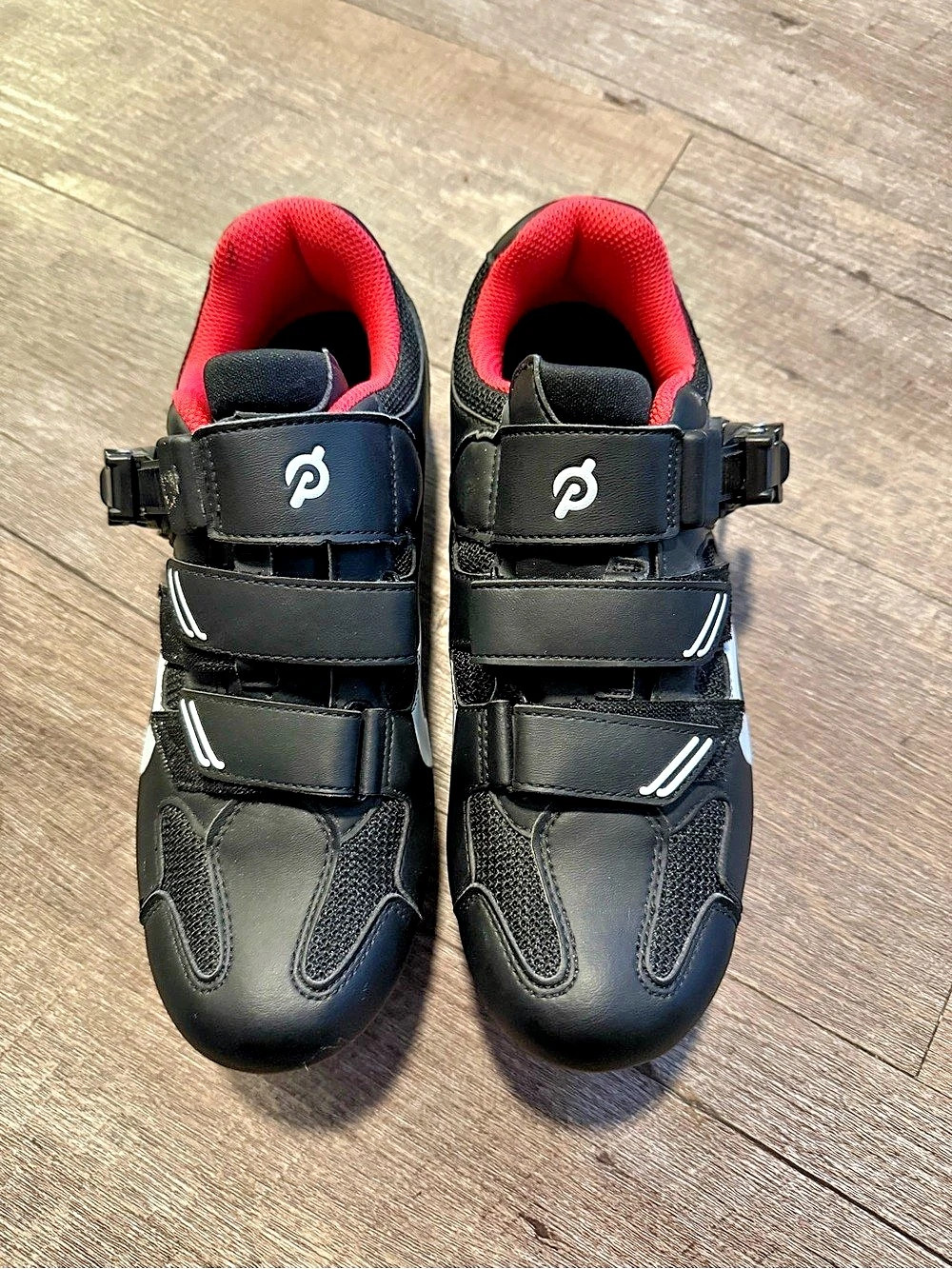Peloton Original Cycling Shoes Black & Red EU 39